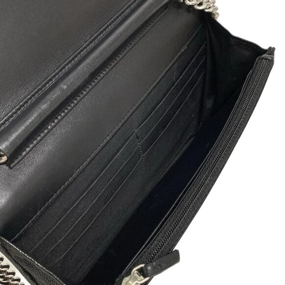 Auth CHANEL Boy Chanel / Matelasse A80287 Black Grained Calfskin - Picture 4 of 13